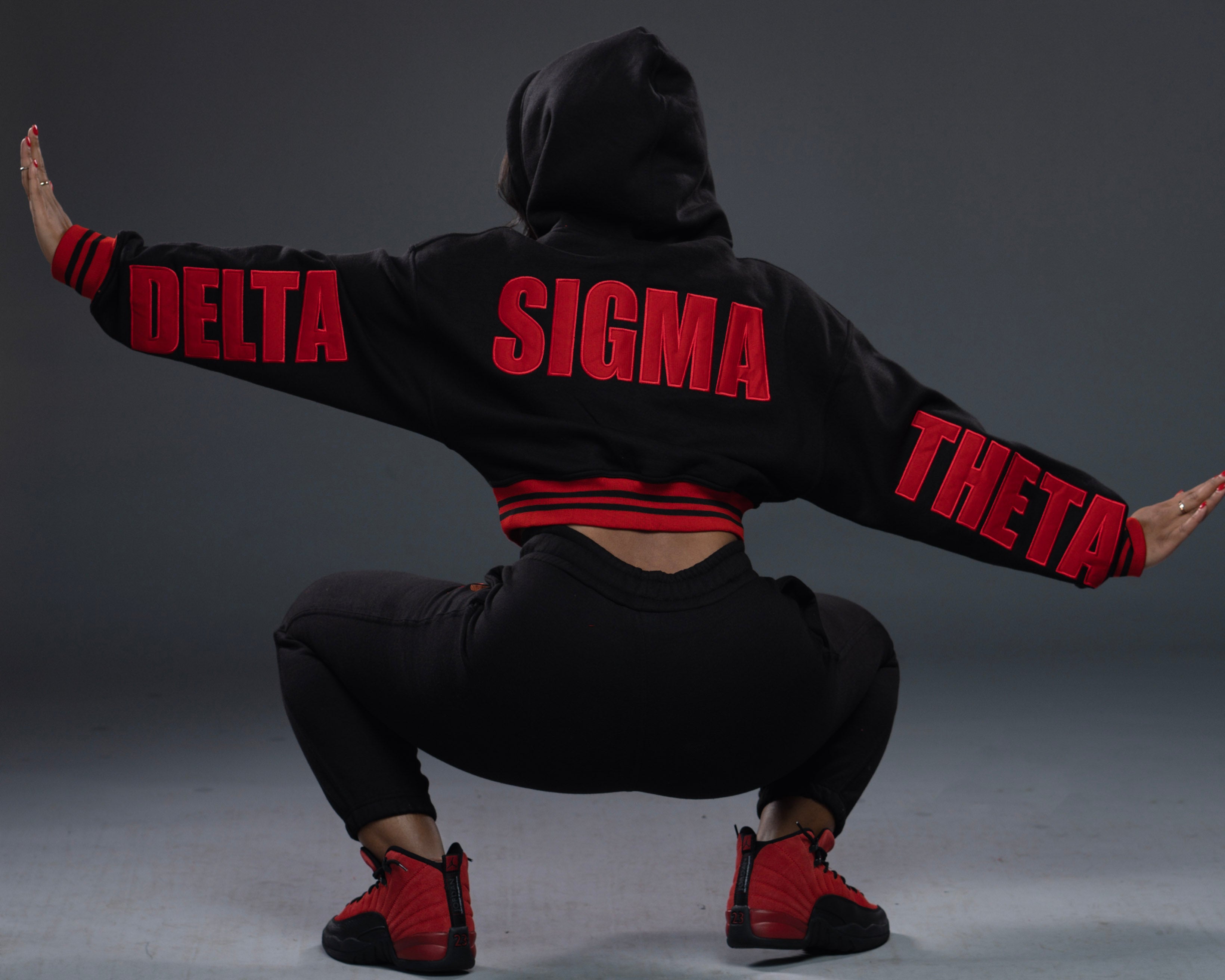 Delta Mid Cropped Hoodie
